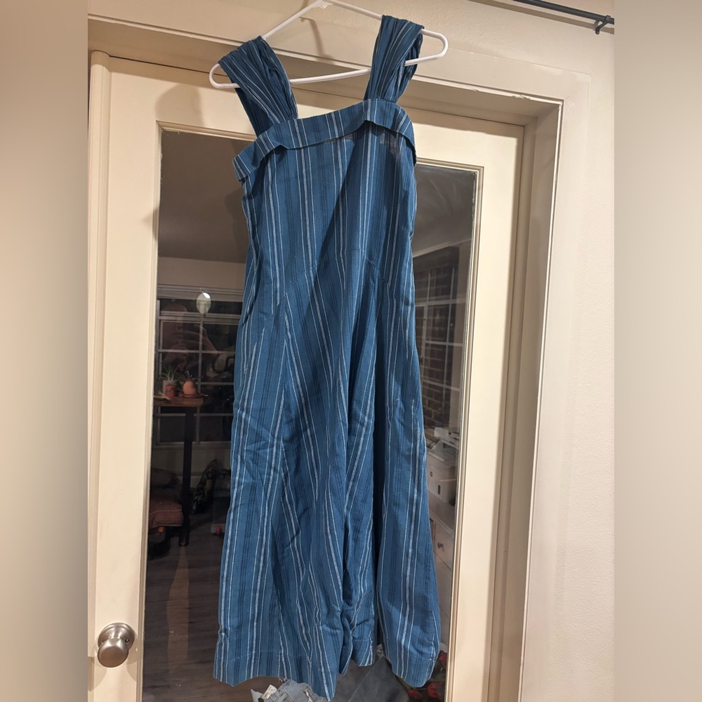 The Great Women's Blue Cotton Dress Size 0 - Picture 1 of 4